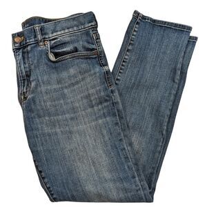 Banana Republic Slim Luxe Traveler Jeans Men’s 33x30 Medium Wash Stretch Travel